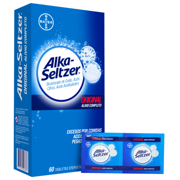 ALKA SELTZER 60 TABLETAS