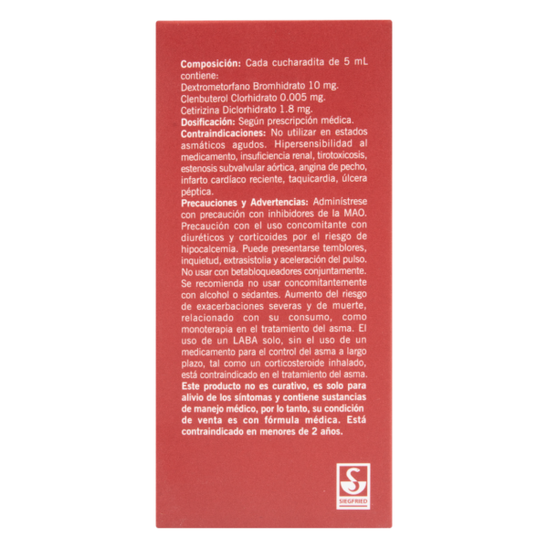 BRONCOCHEM F PEDIATRICO JARABE 120 ML - Imagen 3