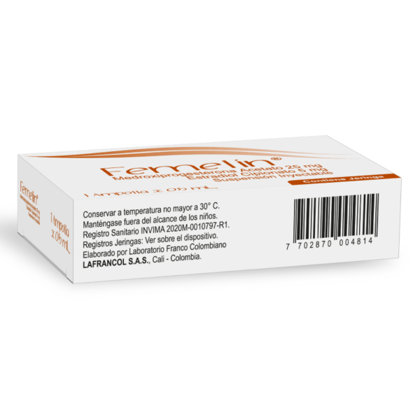 Femelin 0.5 ml 1 Ampolla (M) 5417 - Imagen 2