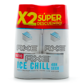 2 Dte Axe Seco Spray Ice Chill 152 ml