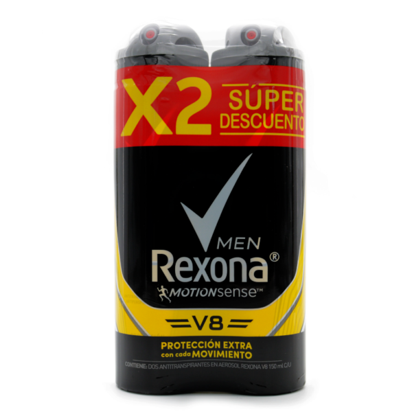 2 DTE.REXONA SPRAY MEN V8 89GR SUPER OFE