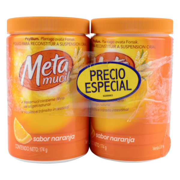 2 METAMUCIL FIBRA 174GR FCO 30 DOSIS P.E