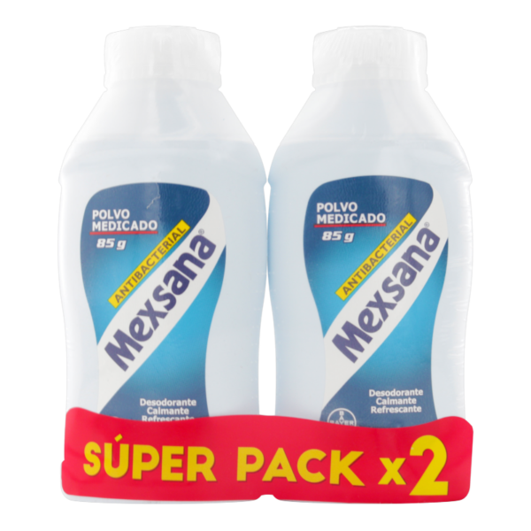 2 Talco Mexsana 85 Gr Superpack