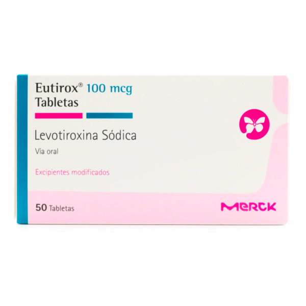 EUTIROX 100 MCG 50 TBS