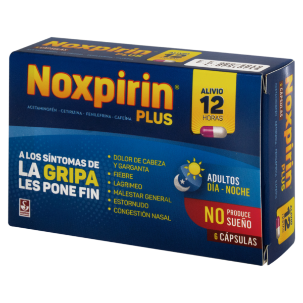 Noxpirin Plus 6 Capsulas