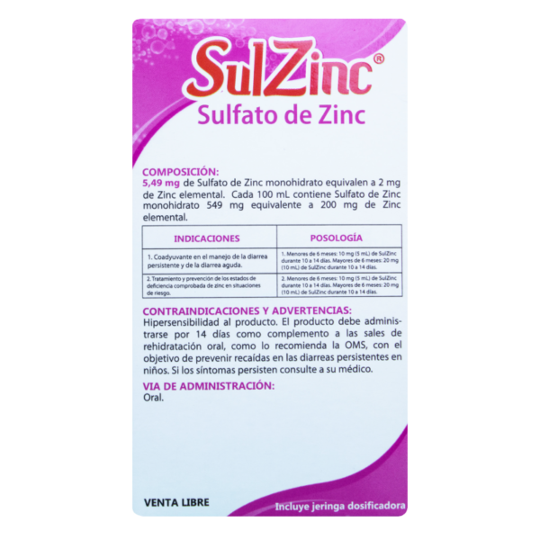 SULZINC 120 ML - Imagen 2