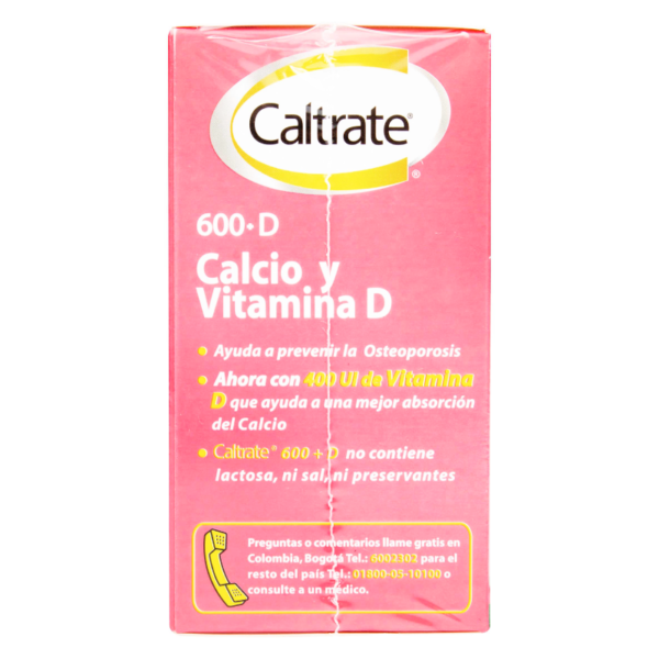 CALTRATE D 600 MG 400UI 30 TBS - Imagen 4