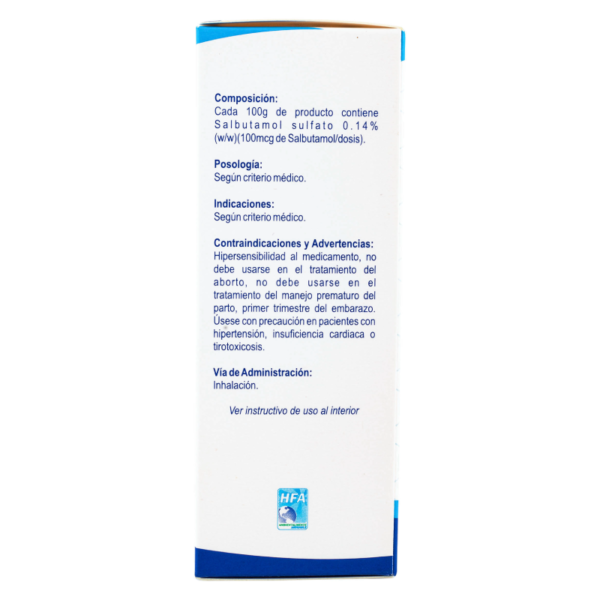 SALBUTAMOL SACRUSYT INHAL 200 DOSIS - Imagen 3