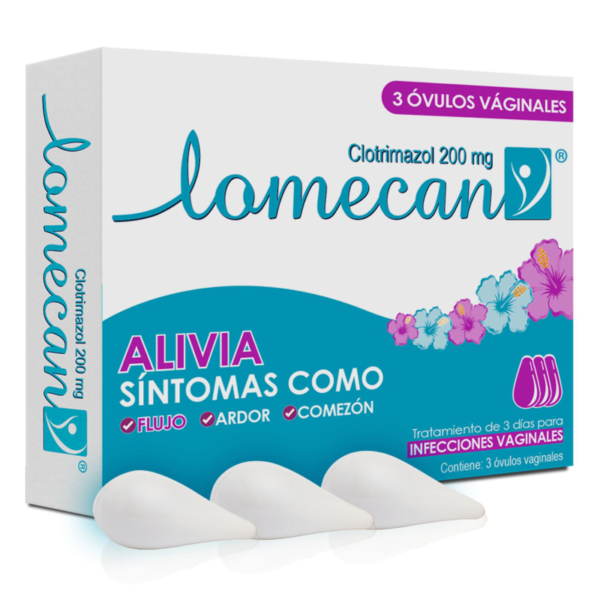 LOMECAN CLOTRIMAZOL 200MG 3 OVU.VAG.(SF)