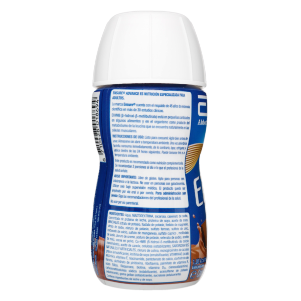 Ensure Advance Liq Rpb Chocolat 220ml - Imagen 2