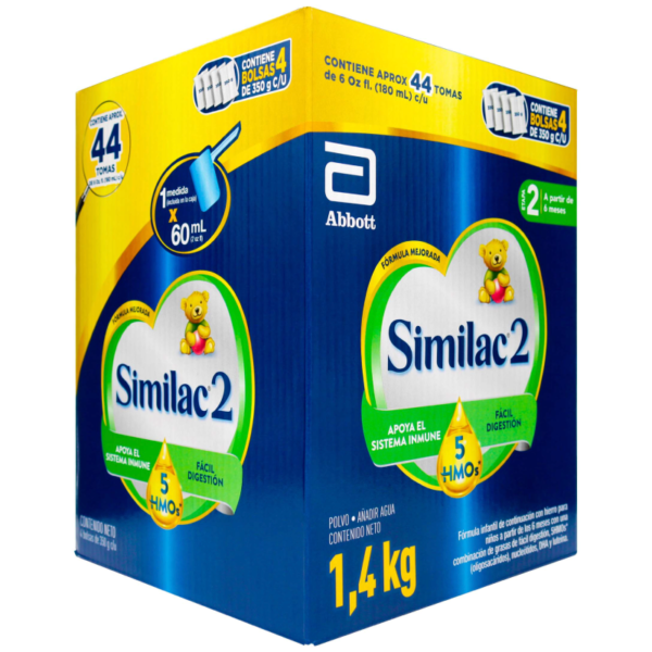 SIMILAC 2 5HMOS CAJA 1400GRS (4BOL 350G)