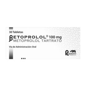 BETOPROLOL 100 MG 30 TABLETAS(M)24360