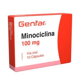 MINOCICLINA 100 MG 10 TABLETAS GF